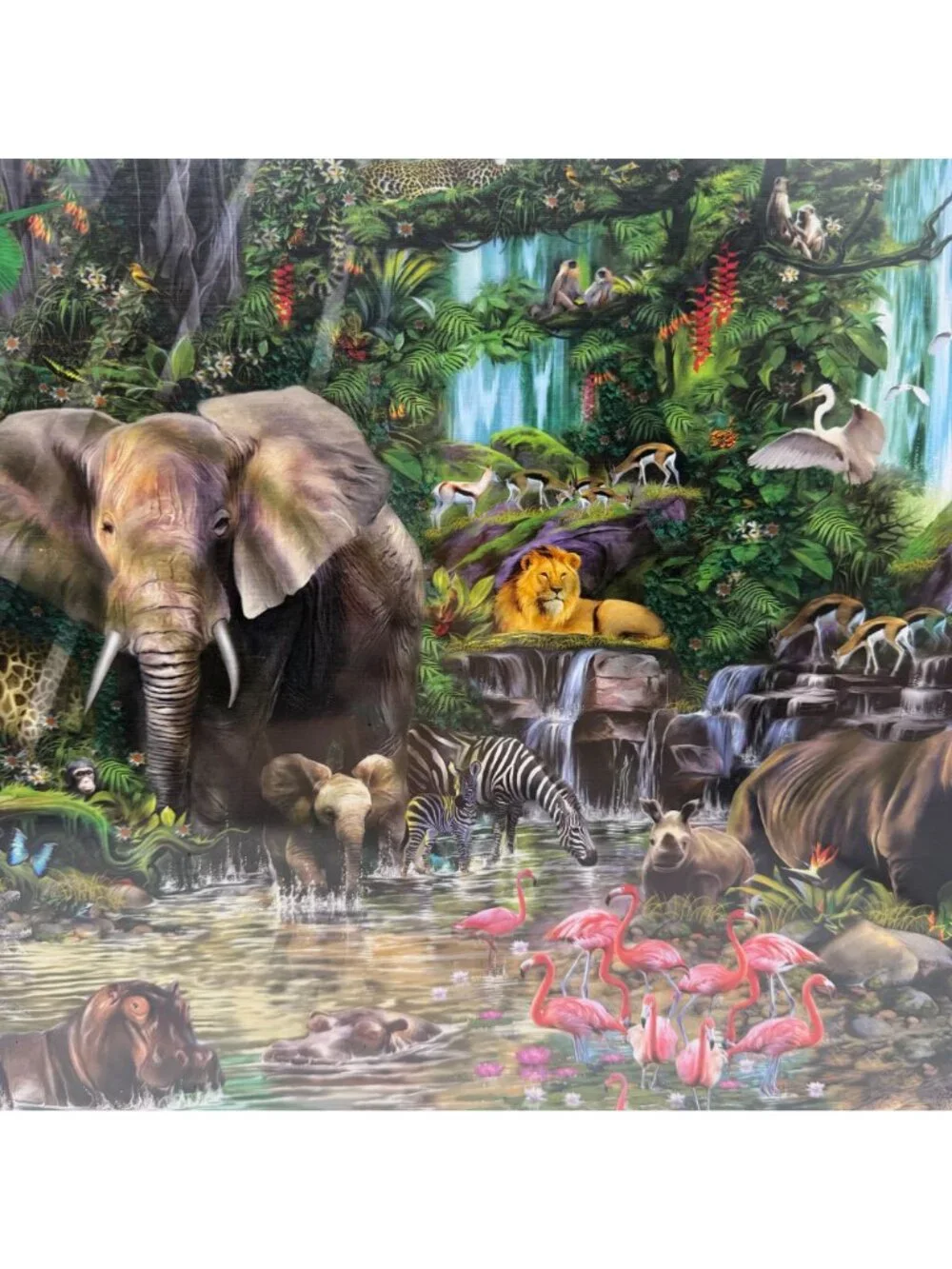 Educa African Jungle 2000 piece puzzle New large elephants animals